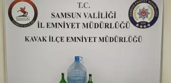 Samsun'da Sahte İçki Operasyonu: 25 Litre Ele Geçirildi