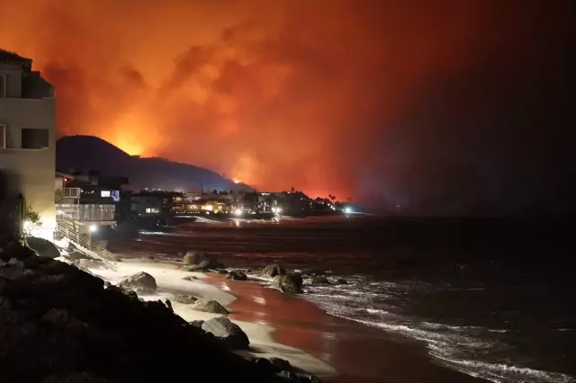 Many famous people's properties are also in the fire zone in Los Angeles