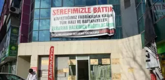 Gaziantep'te Kapalan Halı Fabrikasının Ürünleri Bursa'da Satışta