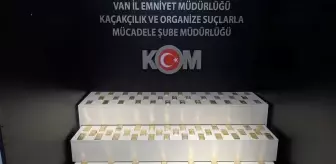 Van'da 277 Kilogram Gümrük Kaçağı Külçe Altın Ele Ge geçirildi