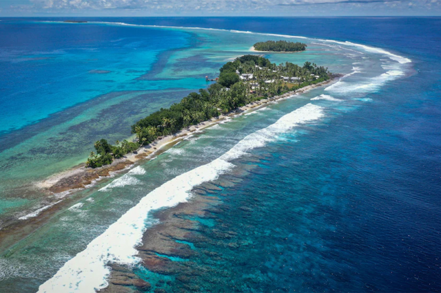 The island nation of Tuvalu may lose its 'state' status if it loses its land due to climate change