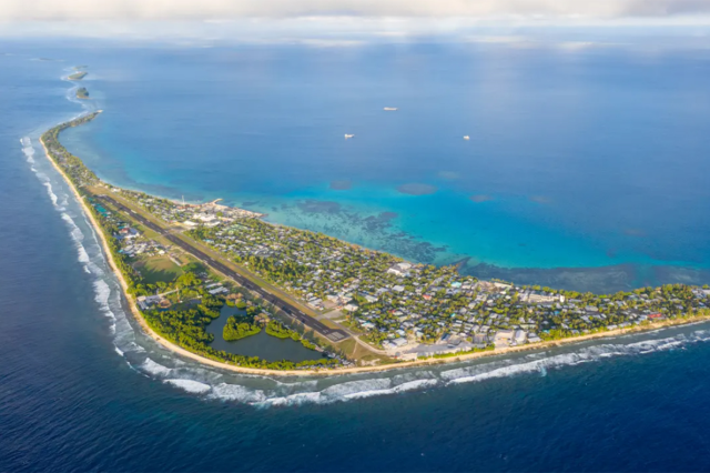 The island nation of Tuvalu may lose its 'state' status if it loses its land due to climate change