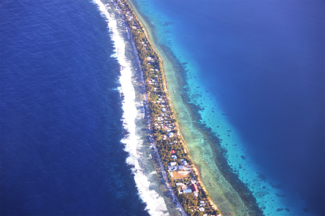 The island nation of Tuvalu may lose its 'state' status if it loses its land due to climate change