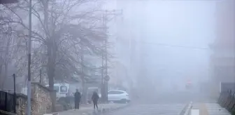 Kırklareli'nde Yoğun Sis Nedeniyle Görüş Mesafesi Düştü