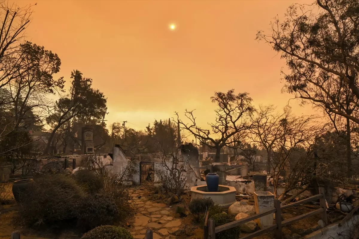 Los Angeles'ta Yangın Alarmı: 5 Binin Üzerinde Yapı Hasar Gördü