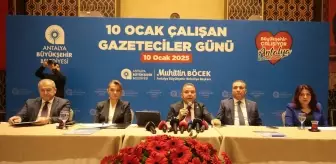 Antalya'da Başkan Böcek'ten Gazetecilere Destek ve Yatırım Müjdesi