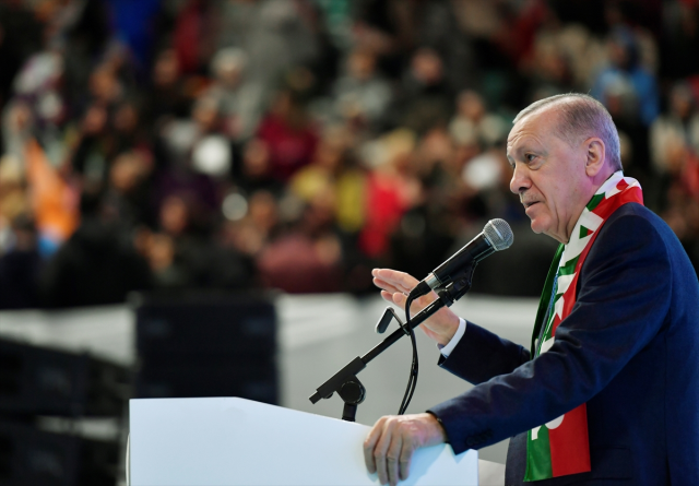 Slogans of 'Biji Serok Erdoğan' were chanted during President Erdoğan's speech