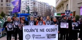 Eskişehir'de Kadınlar Rojin Kabaiş İçin Eylem Düzenledi