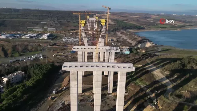 The First Bridge of Kanal İstanbul is Rising