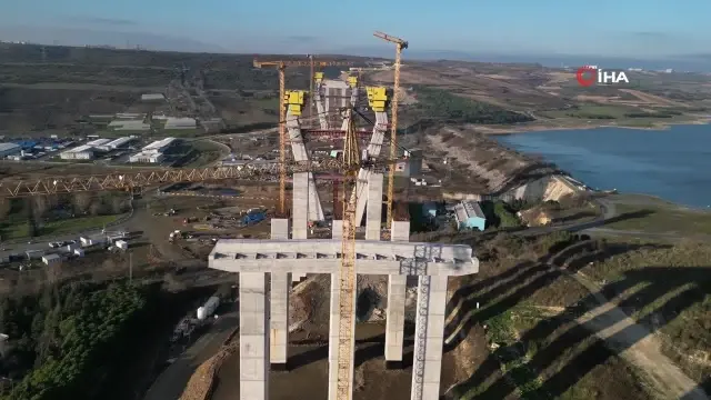 The First Bridge of Kanal İstanbul is Rising