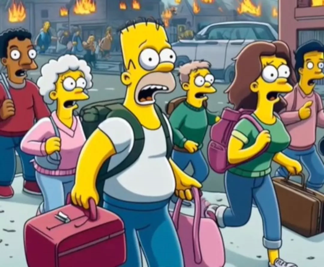 The Claim That The Simpsons Predicted The Los Angeles Forest Fires 20 Years Ago