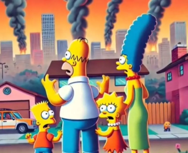 The Claim That The Simpsons Predicted The Los Angeles Forest Fires 20 Years Ago