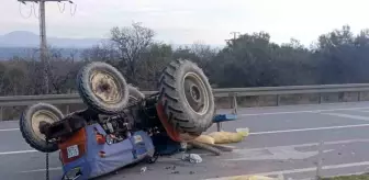 Manisa'da Otomobil ve Traktör Çarpışması: 83 Yaşındaki Sürücü Ağır Yaralandı