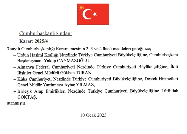 Yeni Ürdün Büyükelçisi Yakup Caymazoğlu kimdir? Yakup Caymazoğlu hayatı ve biyografisi!