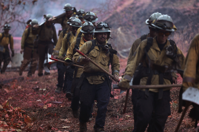 Prisoners are helping with firefighting efforts in the USA