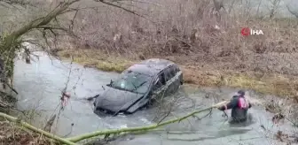 Çanakkale'de Otomobil Çaya Uçtu: 1 Ölü, 1 Yaralı