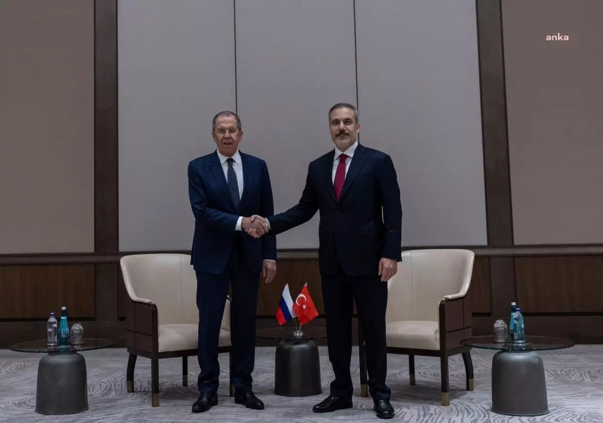 Dışişleri Bakanı Hakan Fidan, Rusya Dışişleri Bakanı Lavrov'la Görüştü