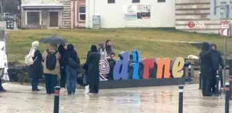 Edirne'de Kar Yağışı Başladı