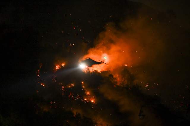 Did Chinese drones cause the fire that turned the country to ashes?