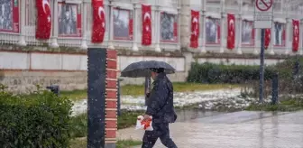 Edirne'de Kar Yağışı Yeniden Etkili Olmaya Başladı