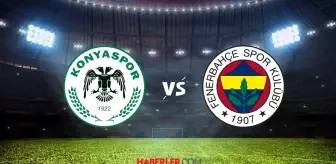 Konyaspor-Fenerbahçe muhtemel 11'ler! Fenerbahçe muhtemel 11'ler kim?