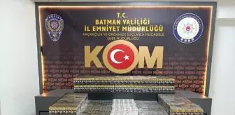 Batman'da Kamyonette 1940 Paket Kaçak Sigara Ele Geçirildi