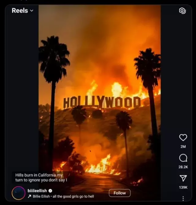 Gökhan Özen showed the city from the terrace of his house in Los Angeles: No fire