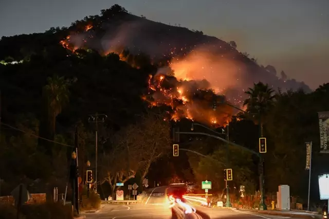 Gökhan Özen showed the city from the terrace of his house in Los Angeles: No fire