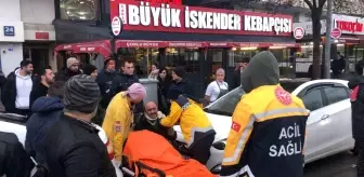 Çorlu'da Motosiklet Yaya Çarptı, Bir Kişi Yaralandı