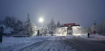 Kırklareli Yüksek Kesimlerinde Kar Yağışı Yaşamı Olumsuz Etkiliyor