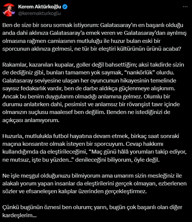 Kerem Aktürkoğlu Galatasaraylı taraftarla tartıştı