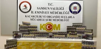 Samsun'da Kaçakçılık Operasyonu: 2 Gözaltı ve 884 Paket Kaçak Sigara Ele Geçirildi