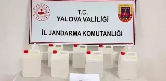 Yalova'da Kargoyla Gönderilen 45 Litre Etil Alkol Ele Geçirildi