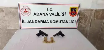 Adana'da Kaçak Cep Telefonu ve Ruhsatsız Tabanca Operasyonu