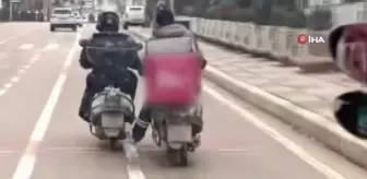 Elazığ'da Motokuryenin Tehlikeli Serüveni