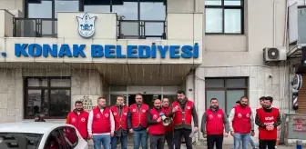 Konak Belediyesi Çalışanlarının Maaş Eylemi