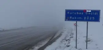 Van'da Kurubaş Geçidi'nde Yoğun Sis ve Kar Beklentisi