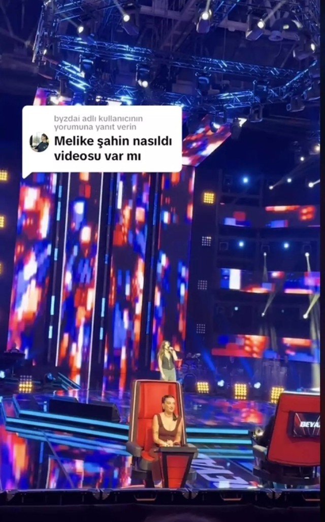 Duel between Melike Şahin and Hadise on O Ses Türkiye! The images leaked