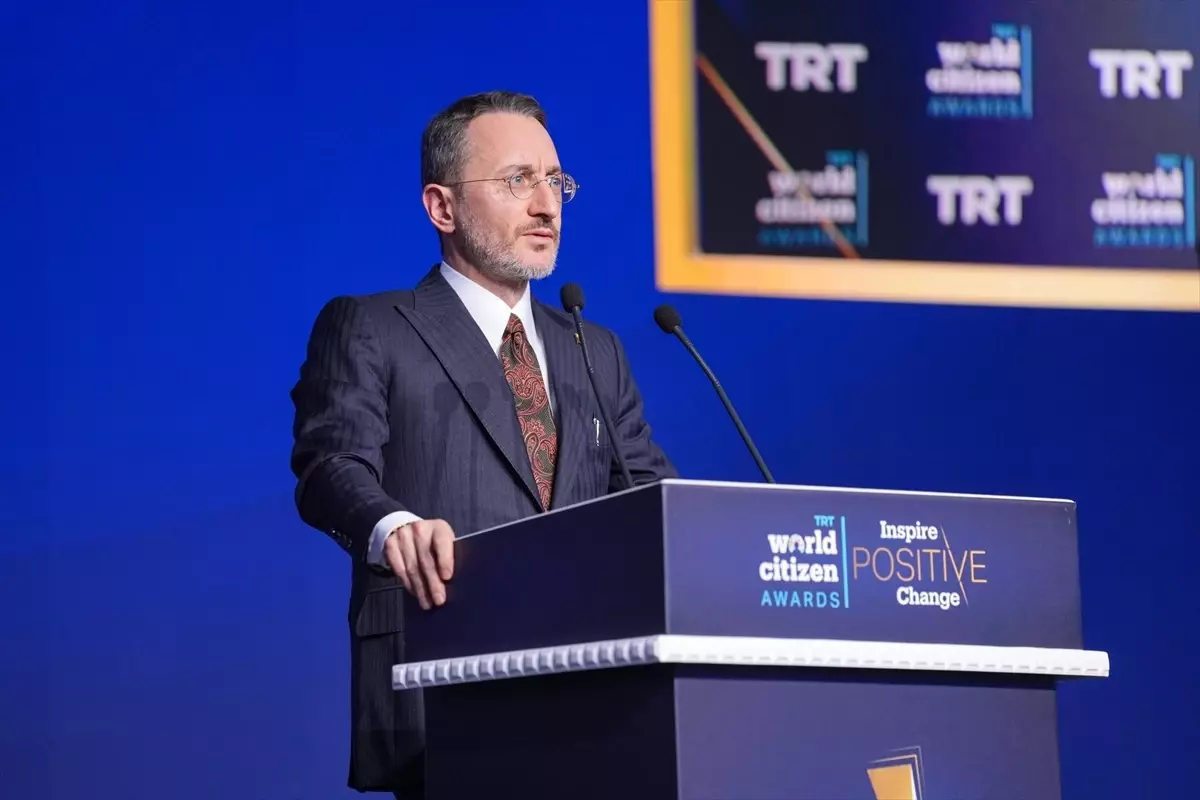İletişim Başkanı Altun, "TRT World Citizen Ödülleri" töreninde konuştu Açıklaması