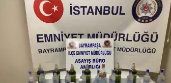 Bayrampaşa'da Sahte İçki Üretimi Yapan Şüpheli Yakalandı