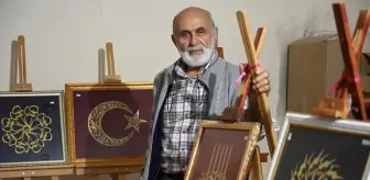 Ekin Saplarından Sanat Eserleri Yaratan Emekli Öğretmen