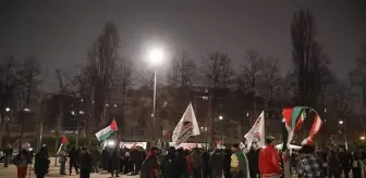 Fransa'da Filistin Destekçileri Basketbol Karşılaşmasını Protesto Etti