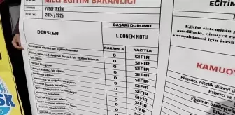 Eğitim-Sen Mersin Şubesi'nden Bakan Tekin'e 'Karne'