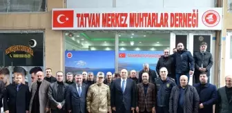 Tatvan Kaymakamı Muhtarlarla İstişare Toplantısı Düzenledi