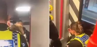 Tren istasyonu'nda kadın polis memuruna saldırı