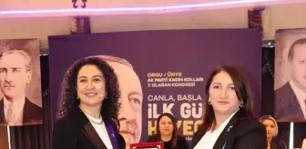 AK Parti Ünye Kadın Kolları'na Yeliz Ürer Araz Seçildi