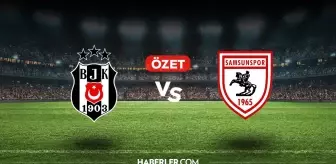 Beşiktaş Samsunspor maç özeti ve golleri izle! (VİDEO) Beşiktaş Samsunspor geniş özeti! Golleri kim attı, maç kaç kaç bitti?