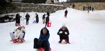 Ilgaz Dağı'nda yarıyıl tatili coşkusu