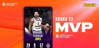 THY Euroleague'de Haftanın MVP'si Carlik Jones Oldu