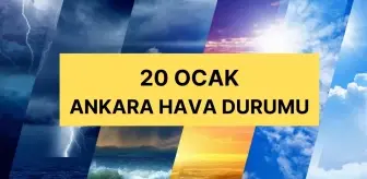 ANKARA HAVA DURUMU 20 Ocak Pazartesi Ankara'da hava nasıl olacak? Ankara 5 günlük hava durumu!